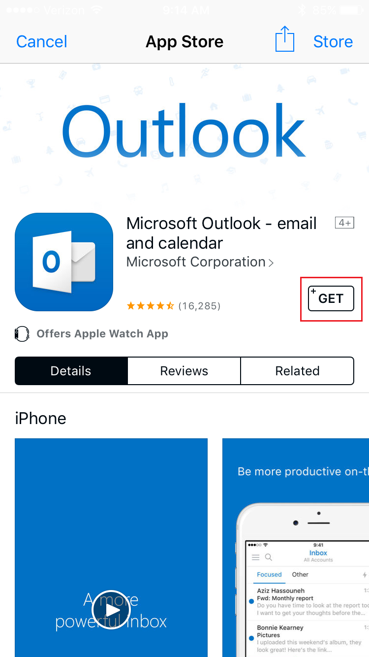 Microsoft outlook web app